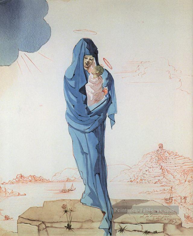Jour de la Vierge Salvador Dali Peintures à l'huile